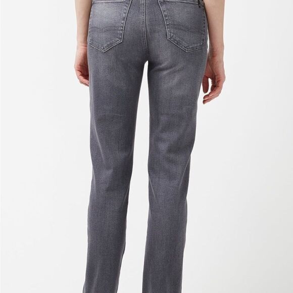 Nwt BUFFALO High Rise Straight Jayden Grey Jeans sz 27x32 - Picture 5 of 9